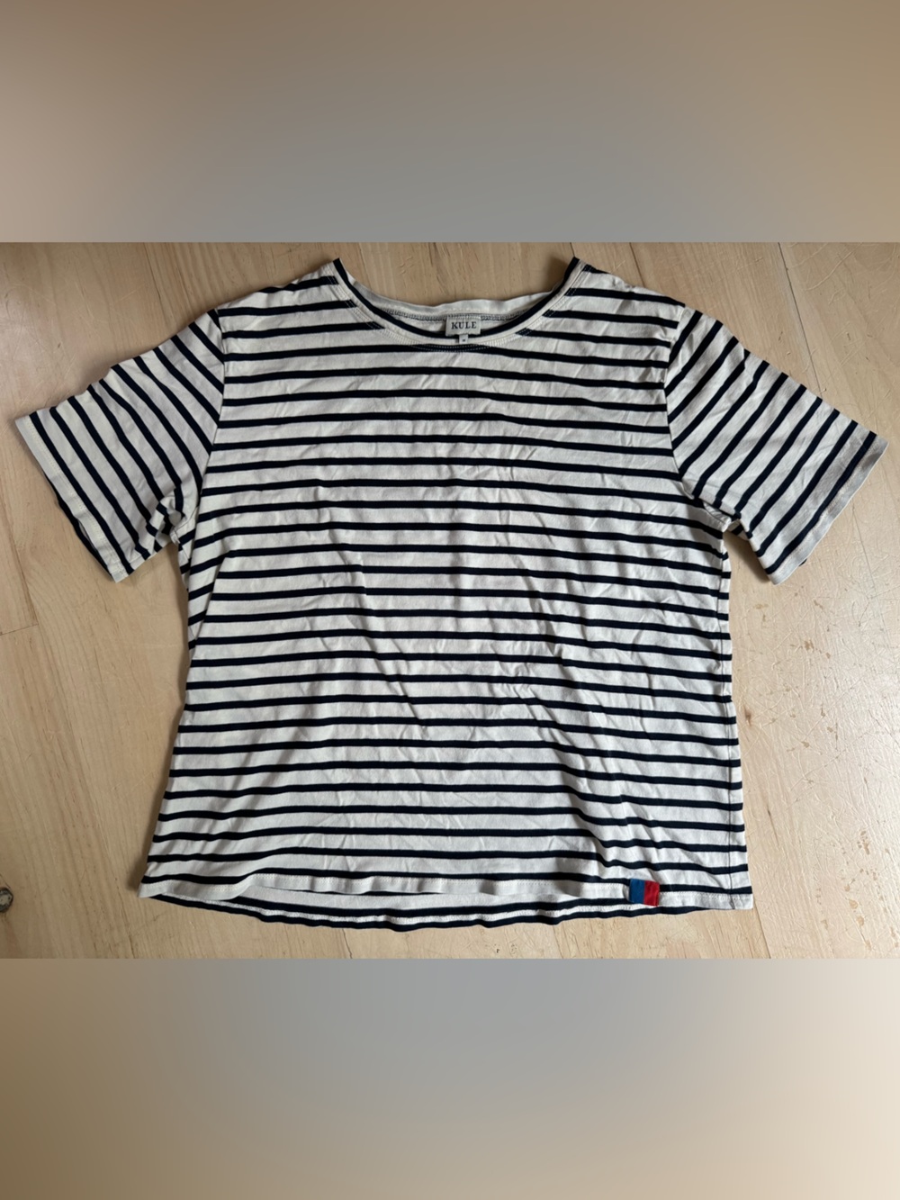 KULE The Striped Modern Short Sleeve